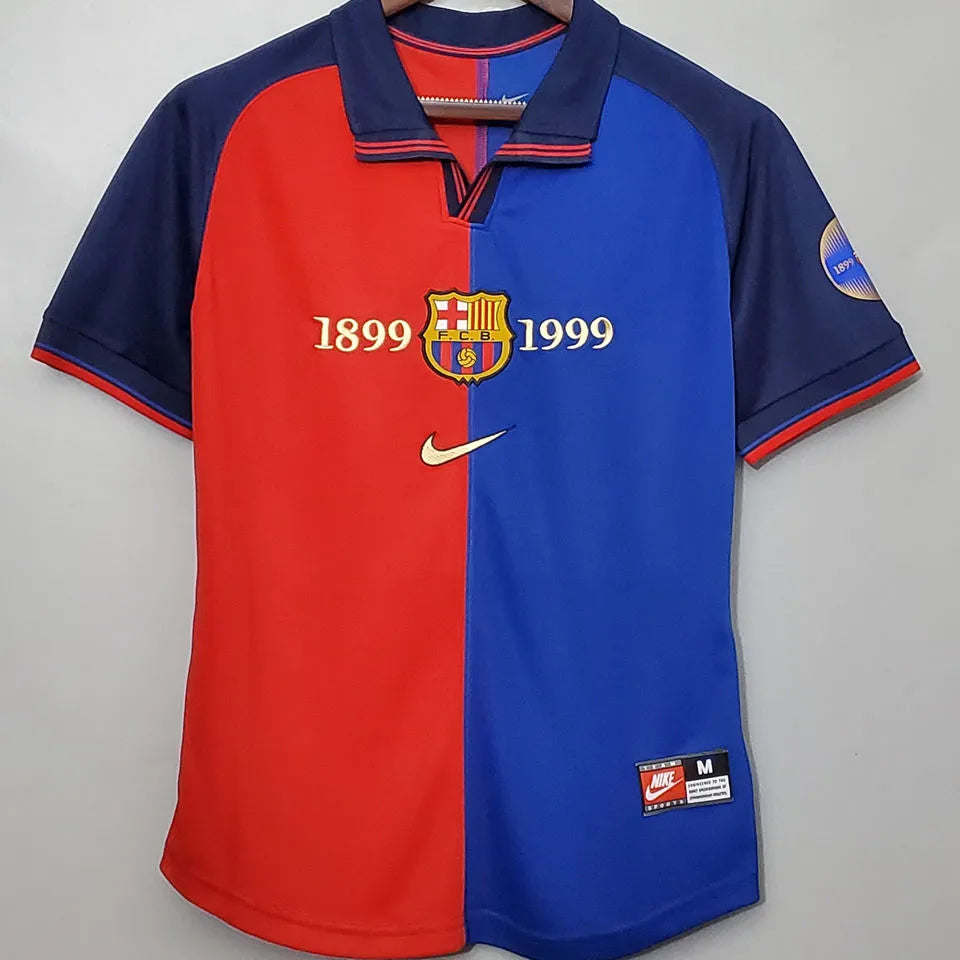 1999 100Y Barca Retro Home Jersey